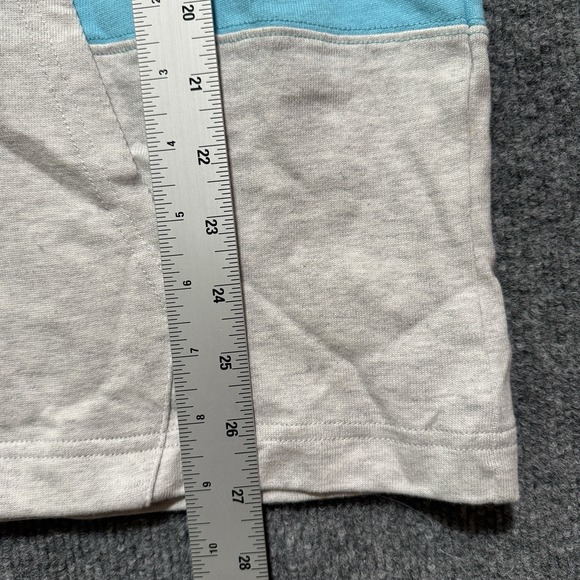 Champion Longsleeve Hoodie Mens Medium Loose Fit Heavyweight Retro Colorpatch - Picture 9 of 11